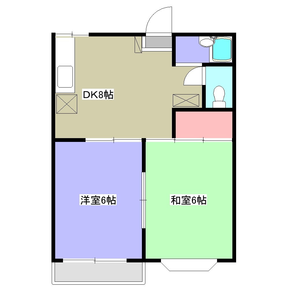 神奈川県横浜市都筑区池辺町 鴨居駅 2DK アパート 賃貸物件詳細