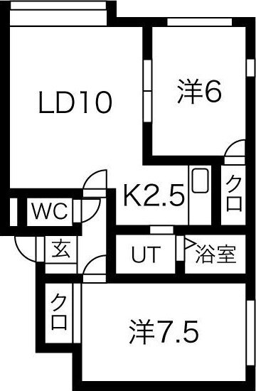 北海道札幌市東区北二十三条東２０ 元町駅 2LDK アパート 賃貸物件詳細