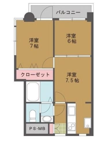 福岡県福岡市中央区黒門 唐人町駅 2DK マンション 賃貸物件詳細