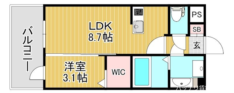 福岡県福岡市東区千早４ 西鉄千早駅 1LDK マンション 賃貸物件詳細