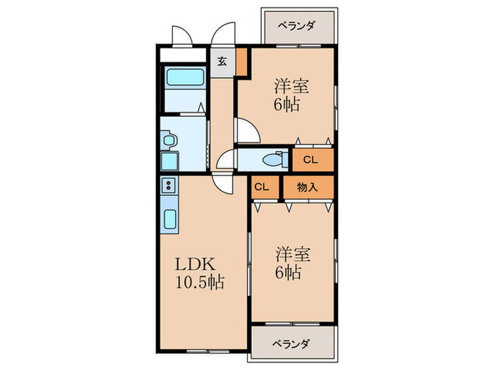 福岡県北九州市戸畑区浅生３ 戸畑駅 2LDK マンション 賃貸物件詳細