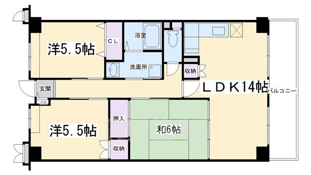 京都府京都市左京区松ケ崎今海道町 松ヶ崎駅 3LDK マンション 賃貸物件詳細
