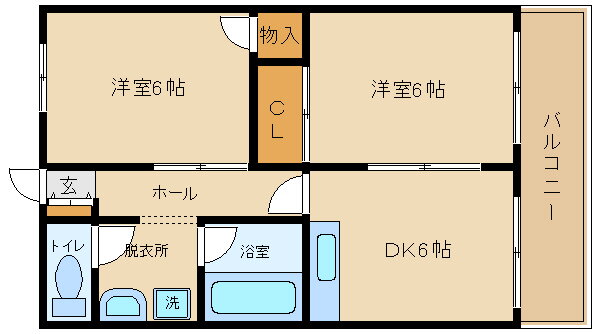 大阪府柏原市国分西２ 河内国分駅 2DK マンション 賃貸物件詳細
