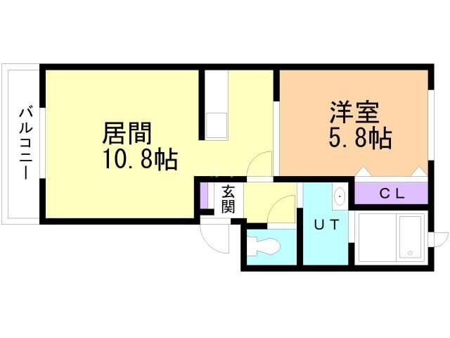 北海道函館市白鳥町 1LDK アパート 賃貸物件詳細
