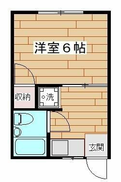 神奈川県横浜市神奈川区三ツ沢下町 三ツ沢下町駅 1K アパート 賃貸物件詳細