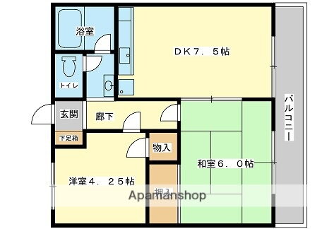 兵庫県姫路市北夢前台１ 余部駅 2DK アパート 賃貸物件詳細