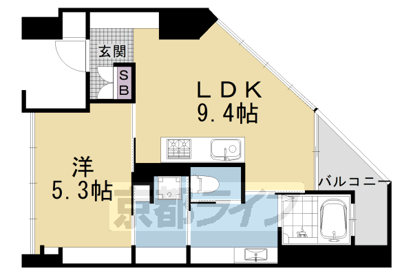 京都府京都市下京区西七条北衣田町 西大路駅 1LDK マンション 賃貸物件詳細