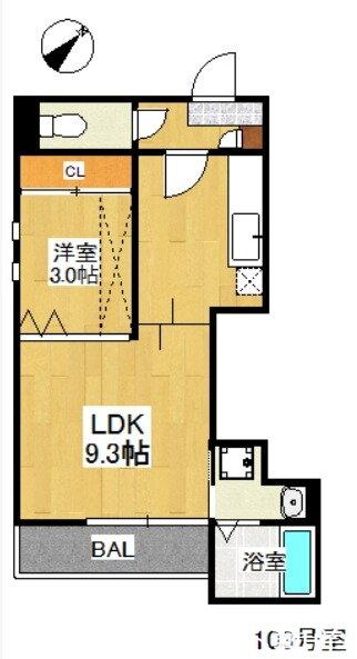 福岡県福岡市早良区室見３ 室見駅 1LDK アパート 賃貸物件詳細