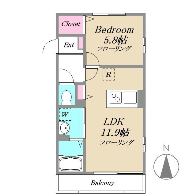 東京都小金井市東町２ 新小金井駅 1LDK アパート 賃貸物件詳細