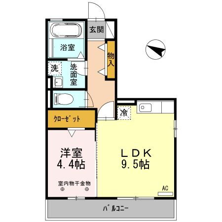 静岡県静岡市清水区北矢部 清水駅 1LDK アパート 賃貸物件詳細
