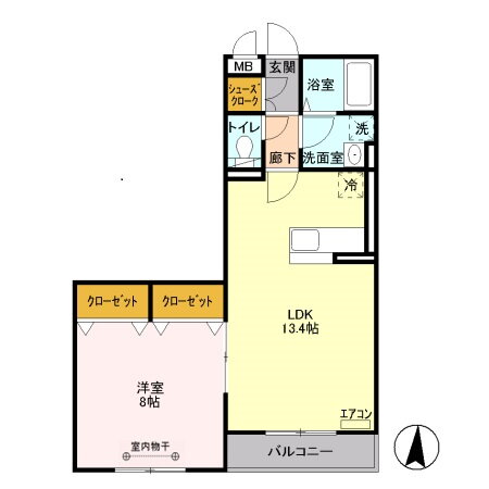 埼玉県八潮市緑町２ 八潮駅 1LDK アパート 賃貸物件詳細