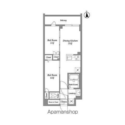 東京都新宿区百人町1 西武新宿駅 2DK 賃貸(賃貸マンション・アパート)