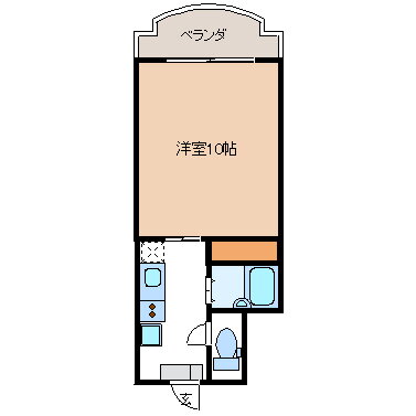 ＰＬＡＺＡ栄新町 3階 1K 賃貸物件詳細