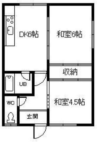 北海道旭川市東光十条２ 2DK アパート 賃貸物件詳細