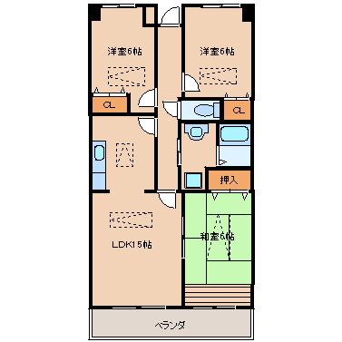 福岡県久留米市国分町 3LDK マンション 賃貸物件詳細