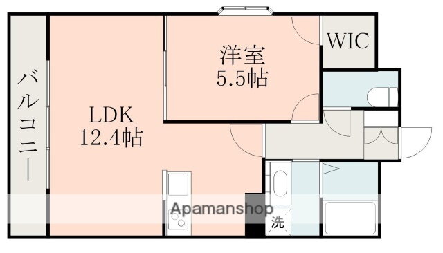 白山ヒルズ 5階 1LDK 賃貸物件詳細