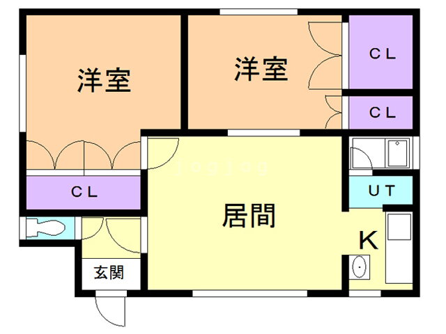 北海道旭川市東光十六条５ 2LDK 一戸建て 賃貸物件詳細