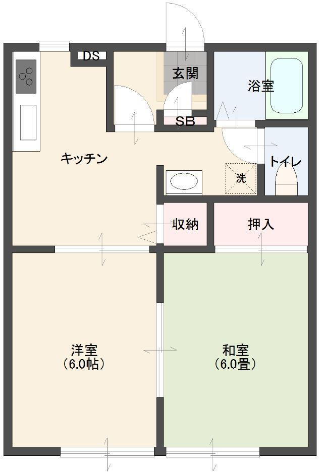 静岡県伊東市玖須美元和田 伊東駅 2K アパート 賃貸物件詳細