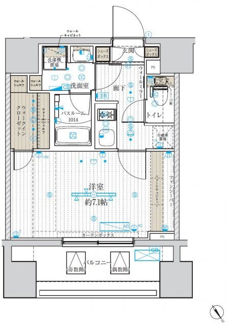 東京都北区昭和町２ 尾久駅 1K マンション 賃貸物件詳細