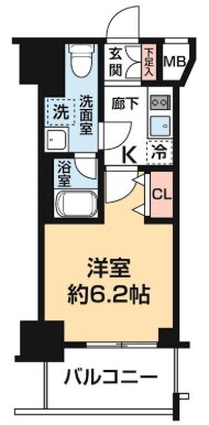神奈川県横浜市中区松影町３ 石川町駅 1K マンション 賃貸物件詳細