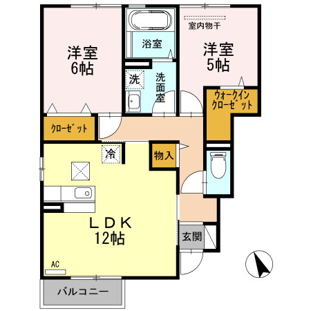 広島県福山市曙町３ 東福山駅 2LDK アパート 賃貸物件詳細