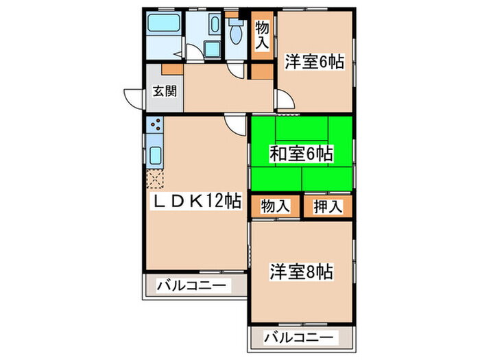 東京都日野市百草 百草園駅 3LDK アパート 賃貸物件詳細