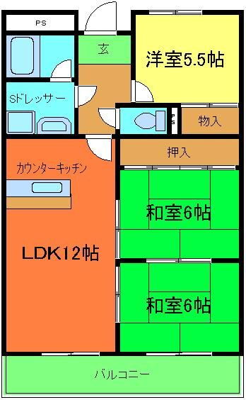 エンデバー高石 4階 3LDK 賃貸物件詳細