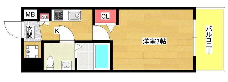 大阪府大阪市西区九条南４ 九条駅 1K マンション 賃貸物件詳細
