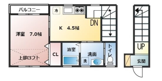 兵庫県神戸市須磨区妙法寺 妙法寺駅 1DK アパート 賃貸物件詳細
