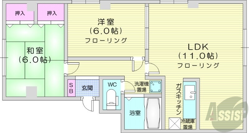 北海道札幌市東区北三十七条東１０ 新道東駅 2LDK マンション 賃貸物件詳細