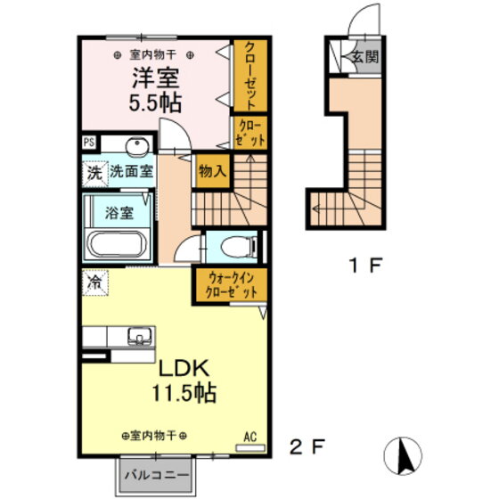 Ｒｏｙａｌ西荒屋（ロイヤル西荒屋） 2階 1LDK 賃貸物件詳細