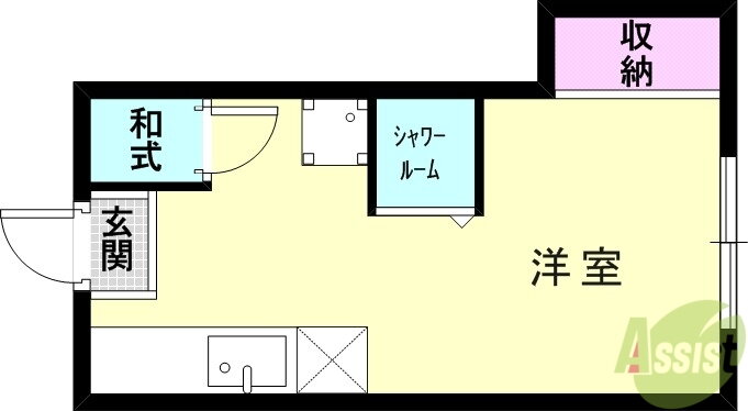 平和ビル 4階 ワンルーム 賃貸物件詳細