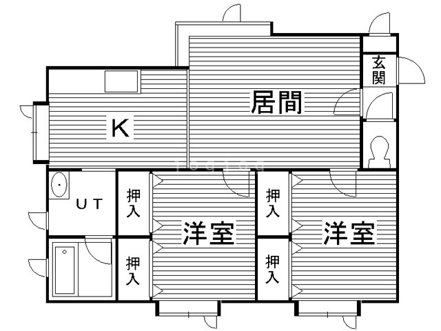 北海道札幌市清田区清田八条３ 2LDK アパート 賃貸物件詳細