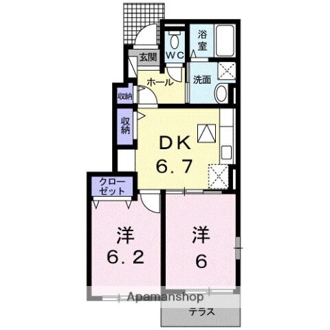 香川県高松市川島東町 池戸駅 2DK アパート 賃貸物件詳細