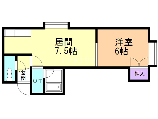 北海道札幌市白石区菊水元町七条４ 白石駅 1DK アパート 賃貸物件詳細