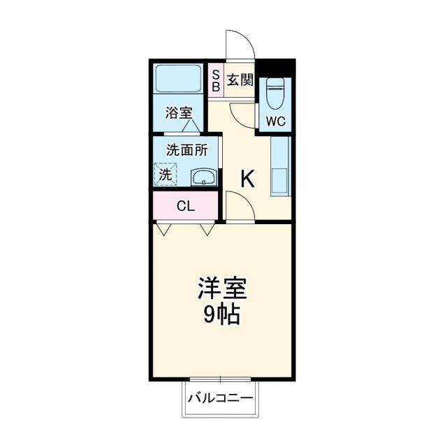 愛知県岡崎市明大寺町字河原 東岡崎駅 1K アパート 賃貸物件詳細