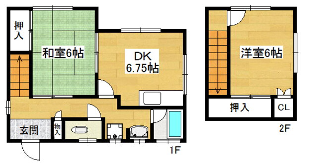 大阪府高槻市東五百住町３ 摂津富田駅 2DK 一戸建て 賃貸物件詳細