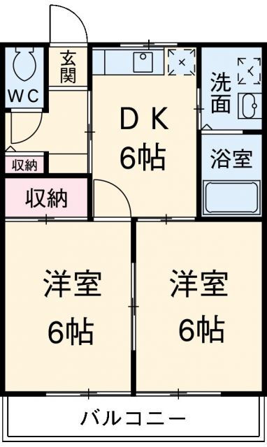 静岡県掛川市中 掛川駅 2DK アパート 賃貸物件詳細