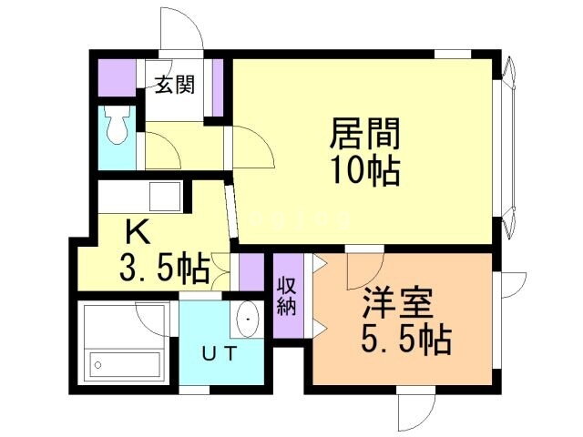 北海道旭川市東光三条３ 1LDK アパート 賃貸物件詳細
