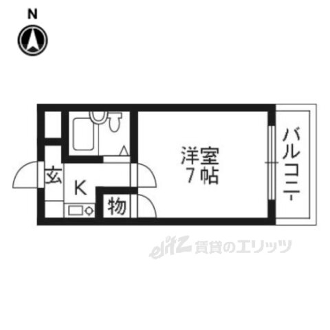 京都府木津川市相楽古川 山田川駅 1K マンション 賃貸物件詳細