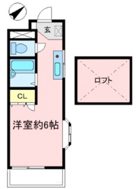 パルテノン 2階 ワンルーム 賃貸物件詳細