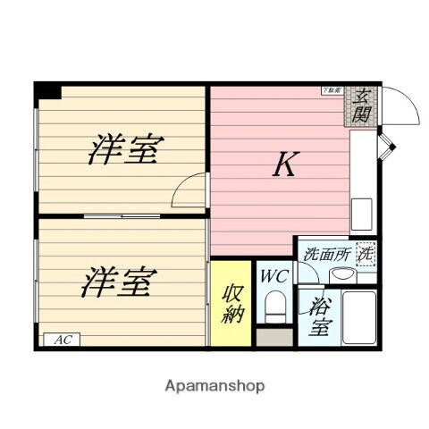 福井県越前市下太田町 北府駅 2DK マンション 賃貸物件詳細