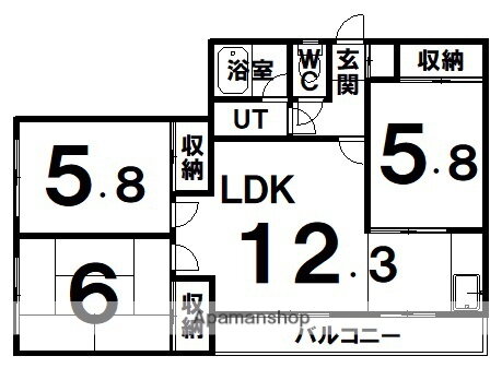 北海道中川郡本別町北３ 池田駅 3LDK アパート 賃貸物件詳細