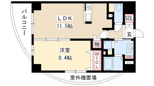 さくらＨｉｌｌｓリバーサイドＥＡＳＴ 7階 1LDK 賃貸物件詳細