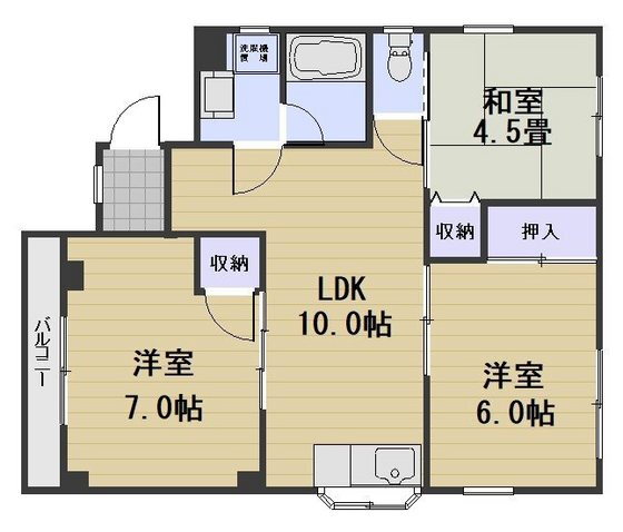 岡山県岡山市南区福富西３ 3LDK マンション 賃貸物件詳細