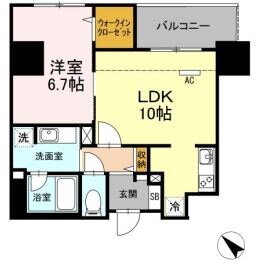 福岡県福岡市博多区博多駅東３ 東比恵駅 1LDK マンション 賃貸物件詳細