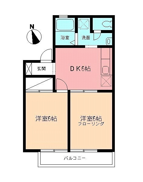 神奈川県茅ヶ崎市松林１ 茅ケ崎駅 2DK アパート 賃貸物件詳細