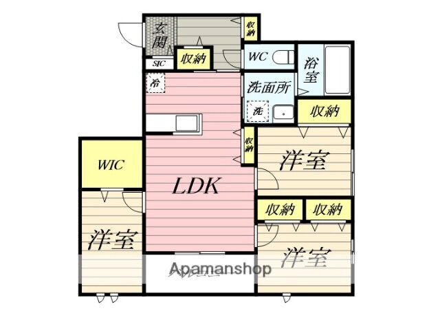 神奈川県藤沢市片瀬海岸１ 江ノ島駅 3LDK アパート 賃貸物件詳細