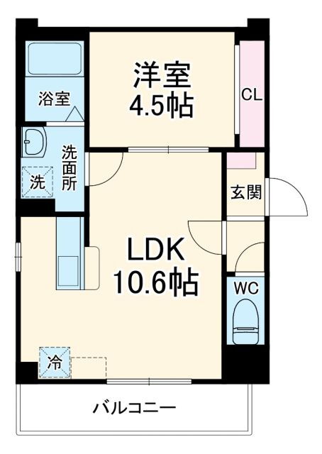 フォレスタ太子橋今市 4階 1LDK 賃貸物件詳細