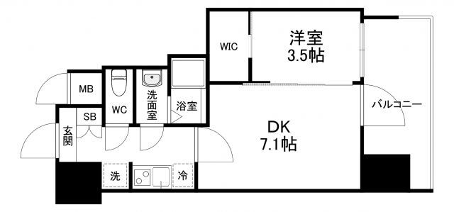 大阪府大阪市西区本田２ 九条駅 1DK マンション 賃貸物件詳細